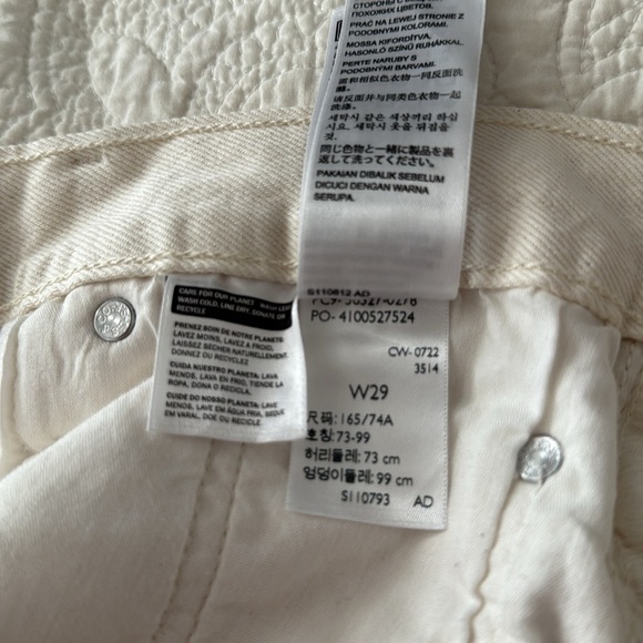 Levi’s 501 Give Me Butterflies High Rise Denim Shorts 29 - Picture 10 of 11